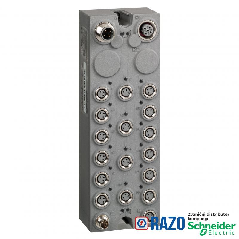 blok za proširenje - TM7 - IP67 - 16 DI/DO - 24V DC - 0.5 A - M8 konektor 