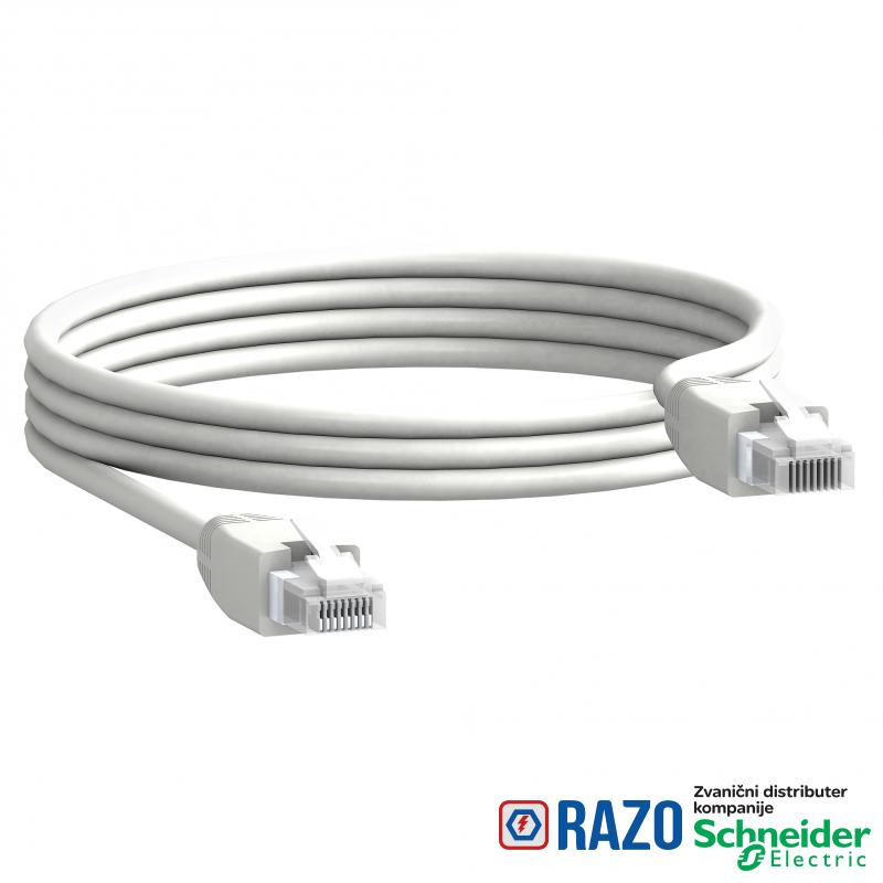 mrežni kabl - 2 x RJ45 muški - d = 1 m - set od 5 