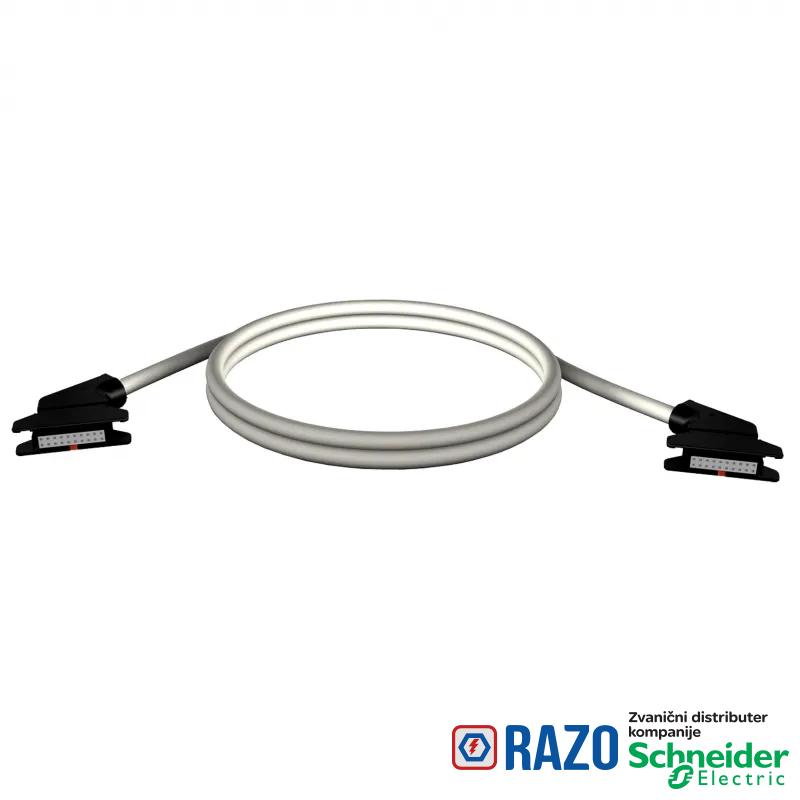kabl za povezivanje - Modicon Premium - 1 m - za I/O bazu ABE7H16R20 