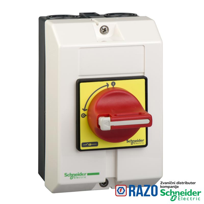 TeSys VARIO - orman - za VN12, VN20, V02..V2 - crvena zakretna ručica - IP65 