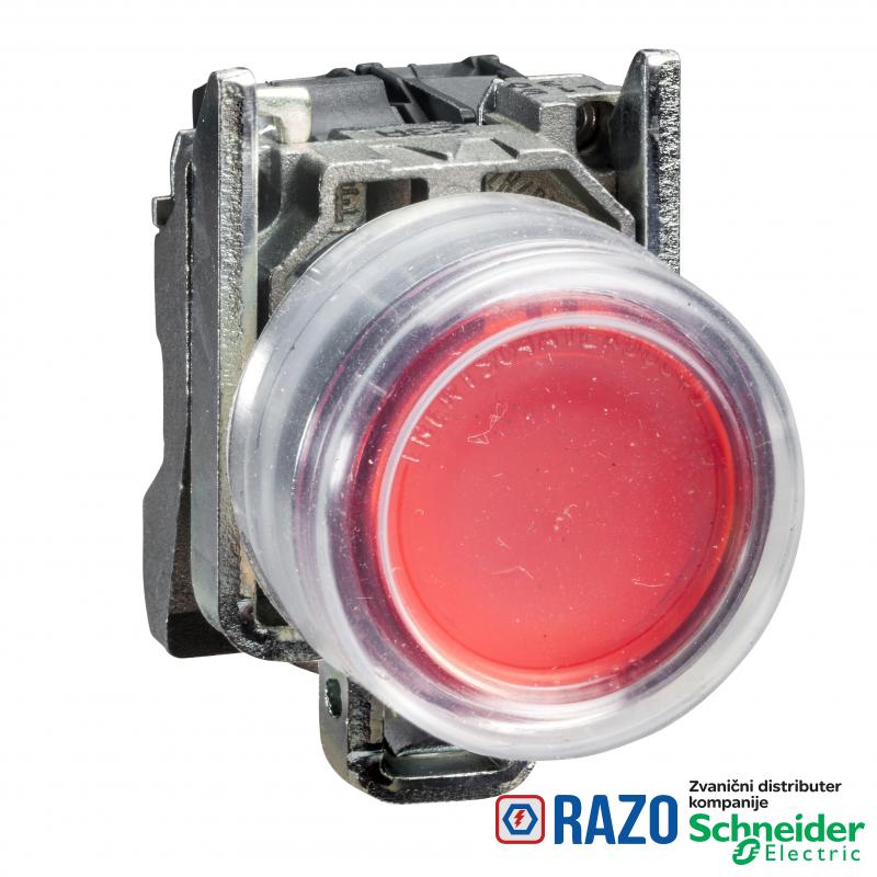 crveni svetleći taster - Ø 22 - 24 V-ATEX 