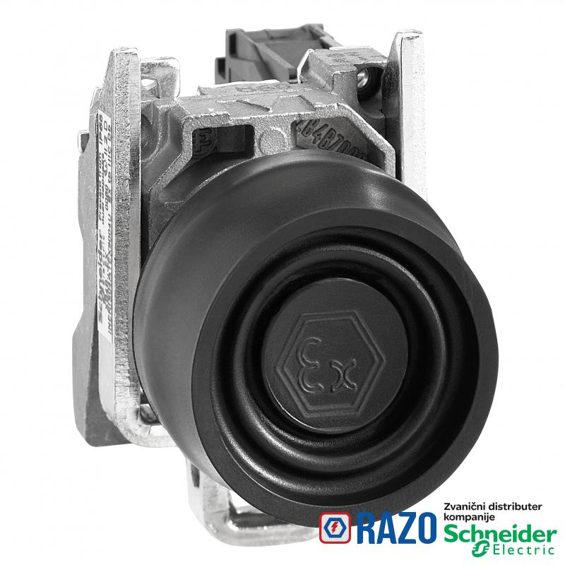 crni taster Ø 22 - opružni sa povratkom - 1 NO-ATEX 