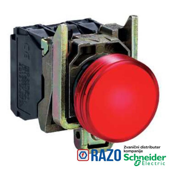 Signalna lampica 24V crvena 