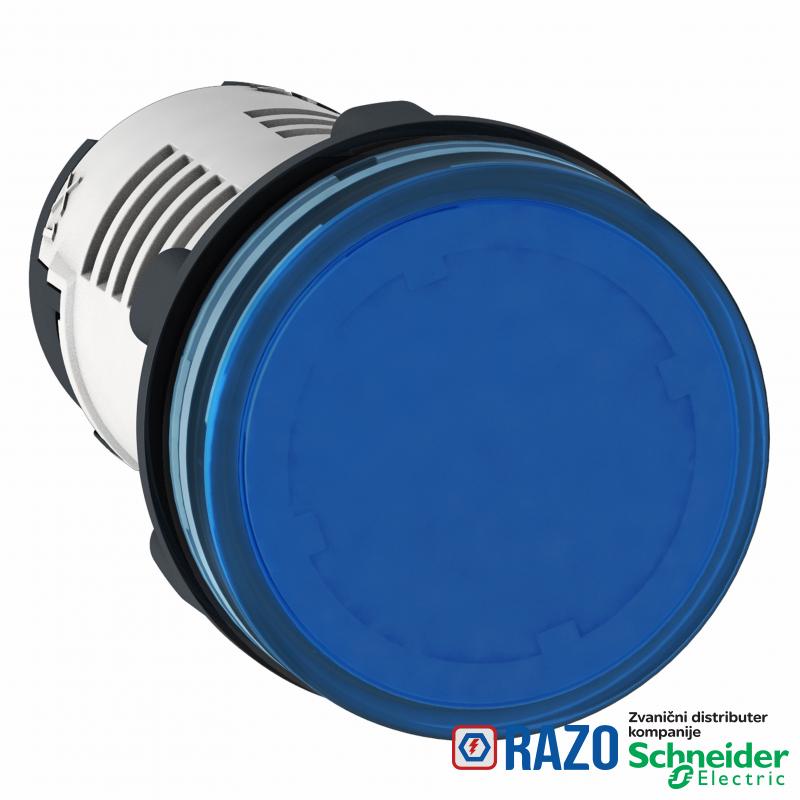 signalna lampica - LED - plava - 24V 