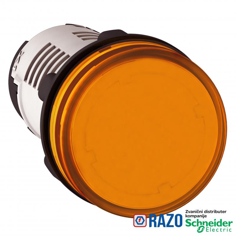 signalna lampica - LED - narandžasta - 24V 