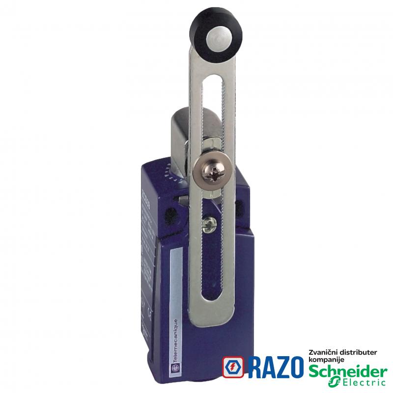 granični prek.XCKD-termop.poluga sa točkićem prom.dužine-1NC+1NO-trenutno-1/2NPT 