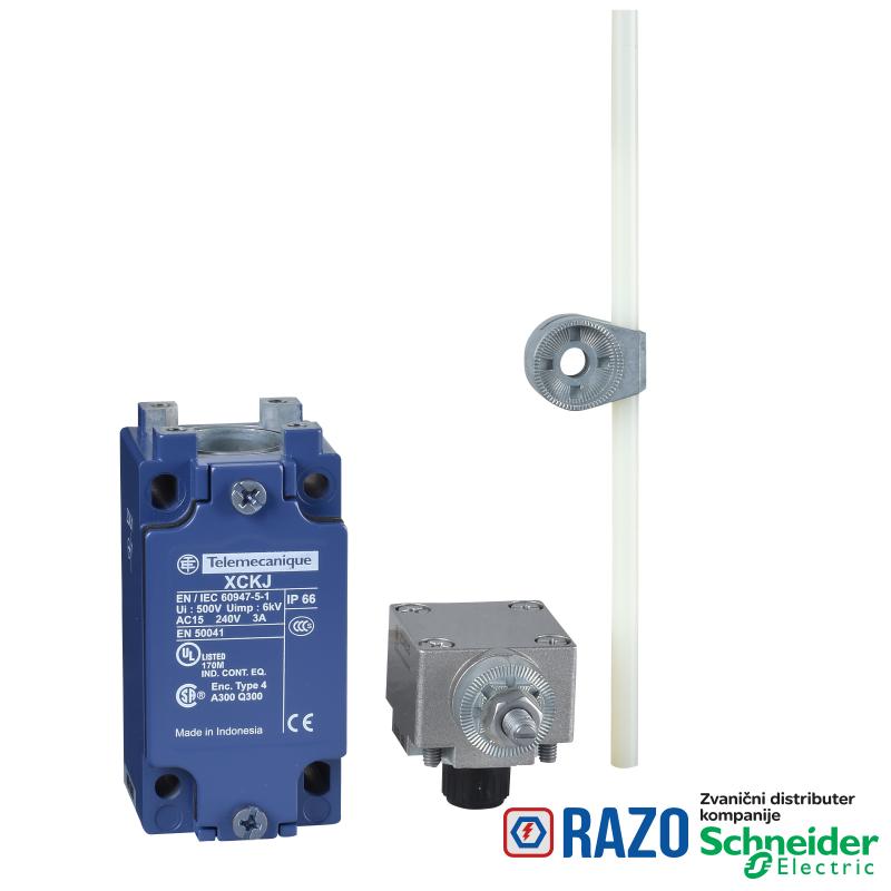 gran.prek. XCKJ - termoplastična okrugla šipka 6 mm - 1NC+1NO -trenutno - Pg13 