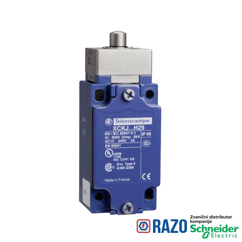 granični prekidač XCKJ - metalni klip - 1NC+1NO - trenutno - Pg13 