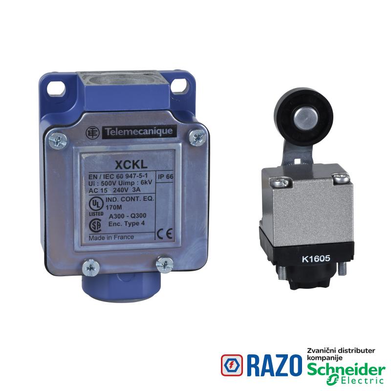 gran.prek. XCKL-poluga sa termopl. točkićem-1NC+1NO-trenutno- kablovska uvodnica 