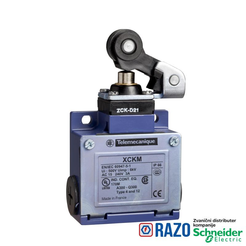 XCKM - termoplastična poluga sa točkićem - 1NC+1NO - trenutno - M20 