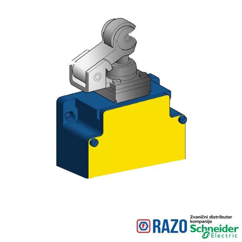 granični prekidač XCKML-t.poluga sa točkićem i klipom-2x(1NC+1NO)-trenutno-M20 