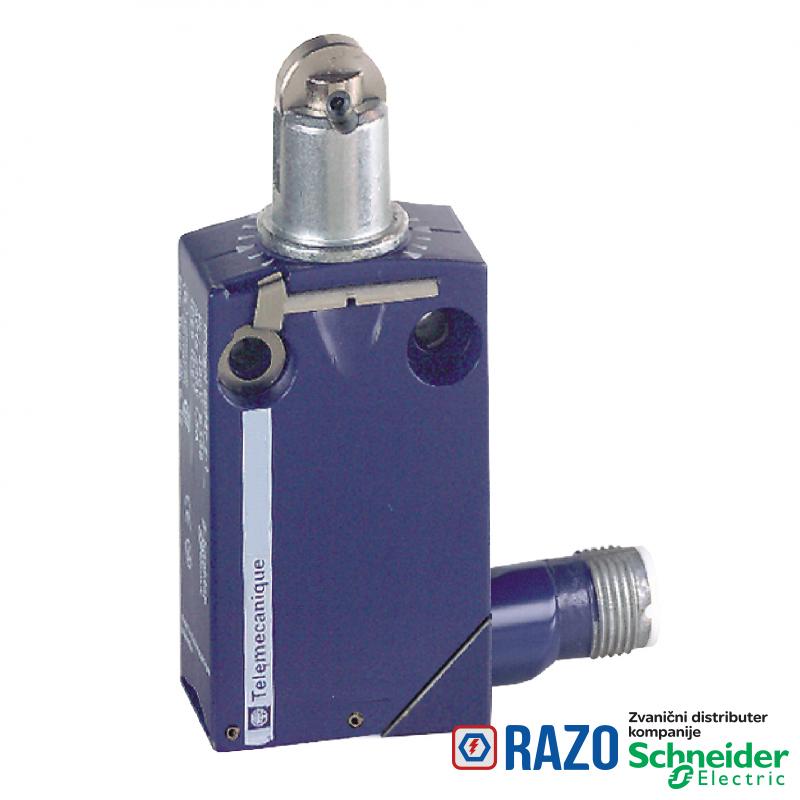 granični prekidač XCMD - poluga sa čeličnim točkićem - 1C/O - trenutno - M12 