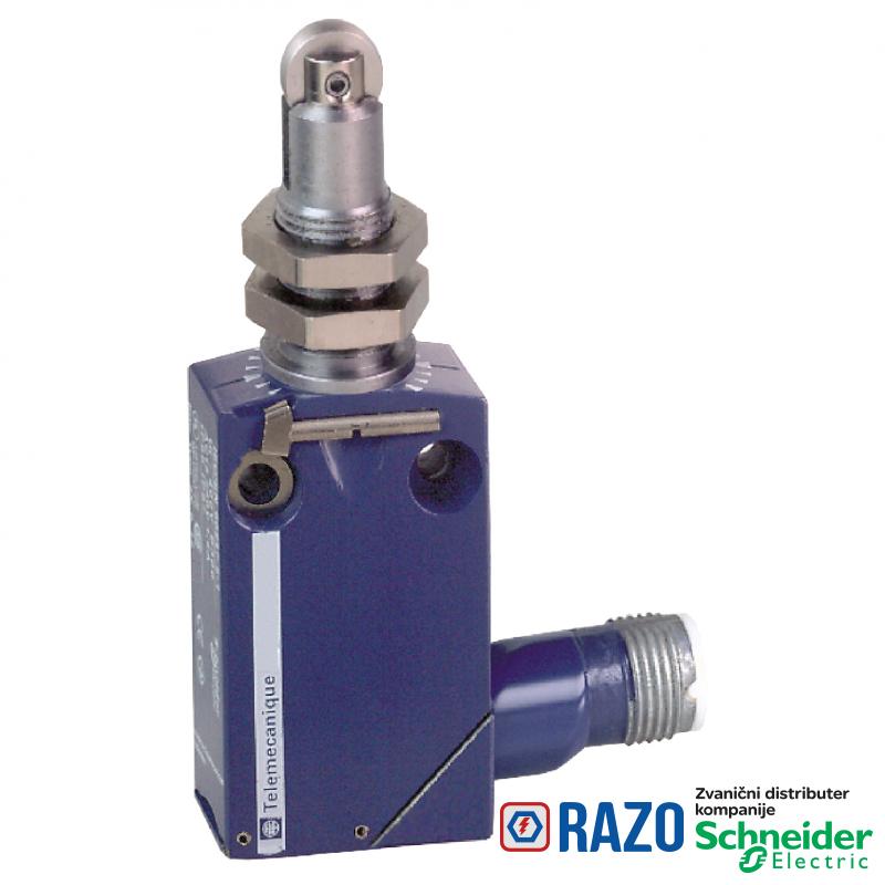 granični prekidač XCMD - M12 poluga sa čeličnim točkićem - 1NC+1NO -trenutno-M12 