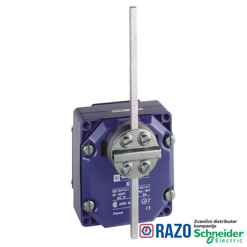 granični prekidač XCR - metalni sa povratkom četvrtasta šipka 6 mm - 2X(1NC+NO) 