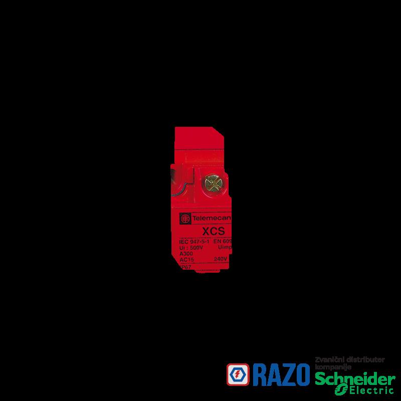 metalni sigurnosni prekidač XCSA - 3 NC - sporo prekidanje - 1 1/2