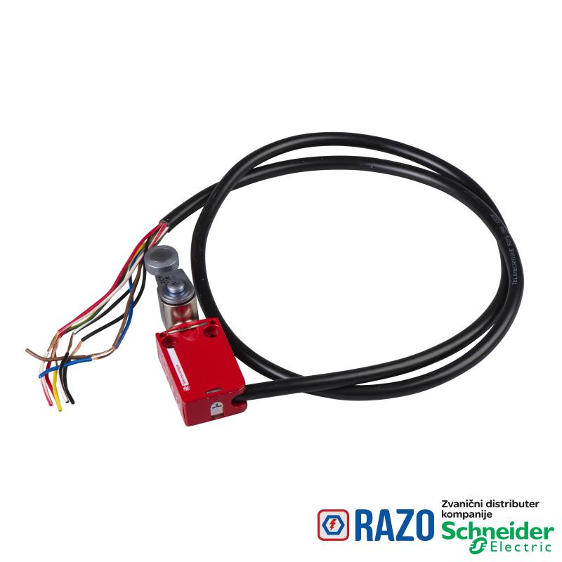sigurnosni granični prek. XCSM -metalni- obrtna poluga - 2 NC + 1 NO - kabl 5 m 