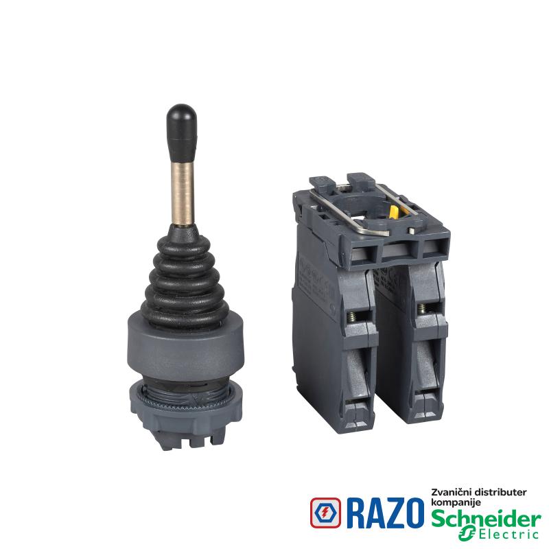 upravljačka palica Ø22 4-smera sa povratkom 1NO po smeru 