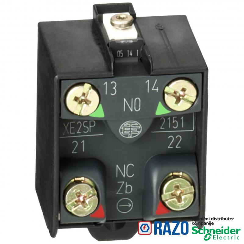 granični prekidač - kontaktni blok - 1NC+1NO - trenutno 