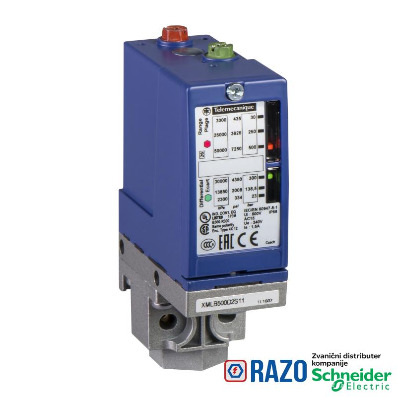 presostat XMLB 160 bar - regulacija između 2 granične vrednosti - 1 C/O 