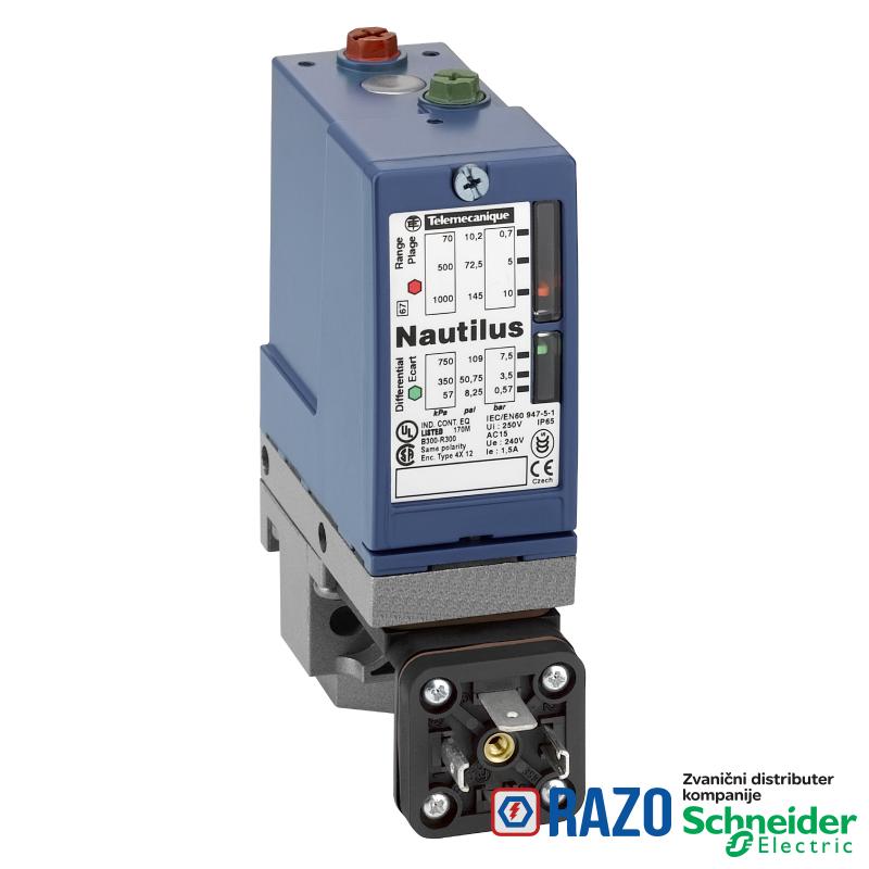 presostat XMLB 300 bar - regulacija između 2 granične vrednosti - 1 C/O 