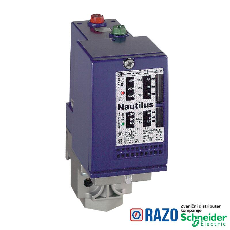 presostat XMLC 10 bar - regulacija između 2 granične vrednosti - 2 C/O 