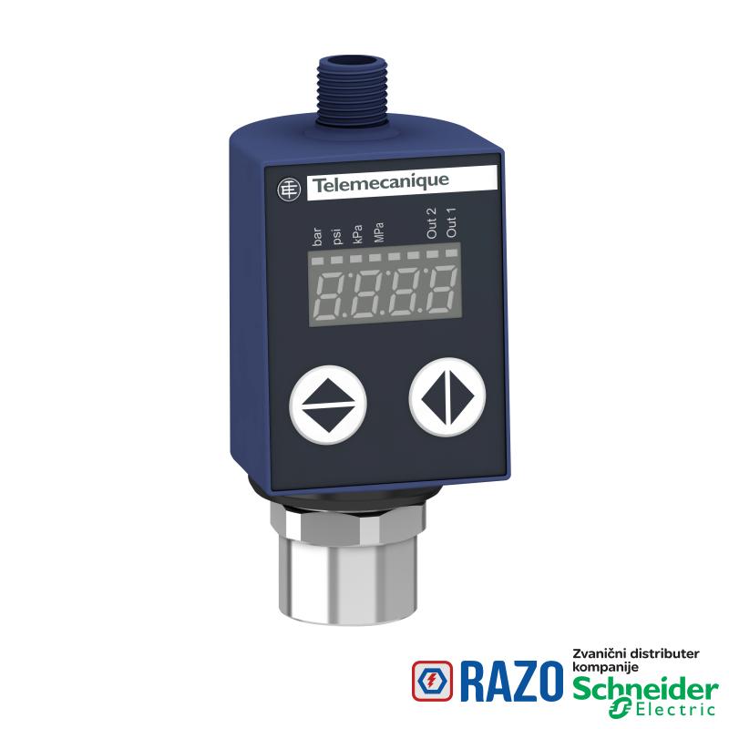 presostat XMLR 40bar - G 1/4 - 24VDC - 2xPNP - M12 