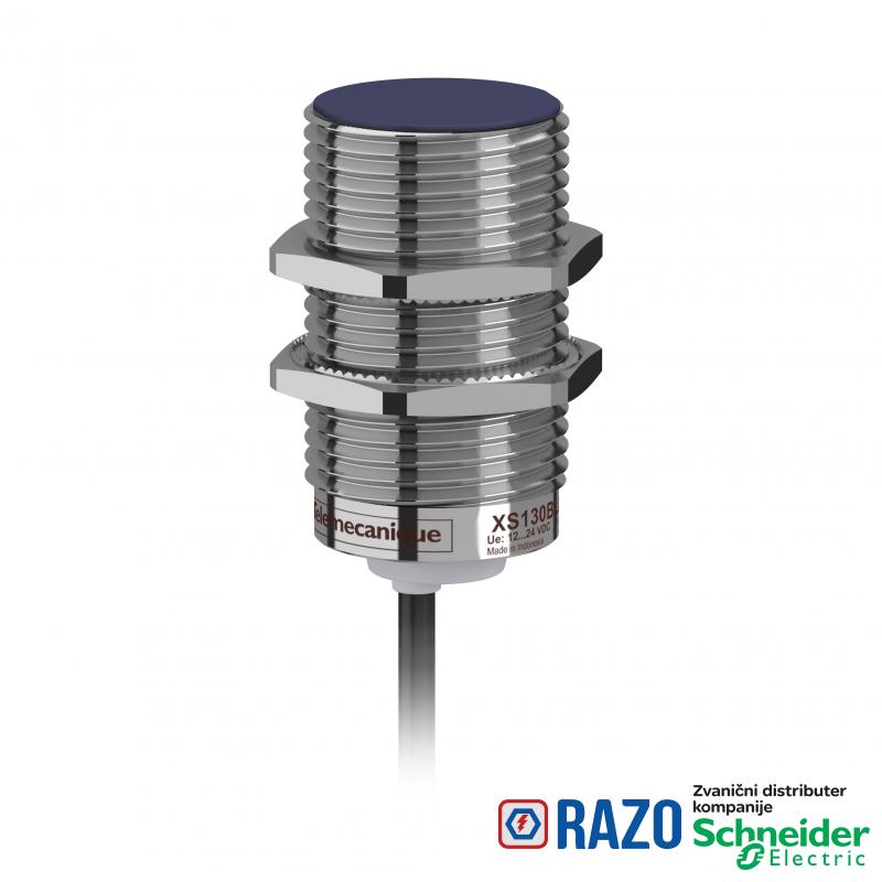 induktivni senzor XS1 M30 - D57mm - mesing - Sn10mm - 12..24VDC - kabl 2m 