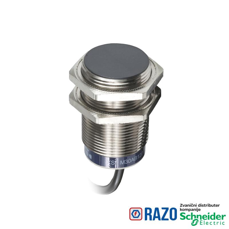 induktivni senzor XS1 M30 - D50mm - mesing - Sn10mm - 12..24VDC - kabl 2m 