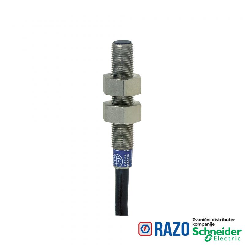 induktivni senzor XS1 M5 - D29mm - mesing - Sn1mm - 5..24VDC - kabl 2m 