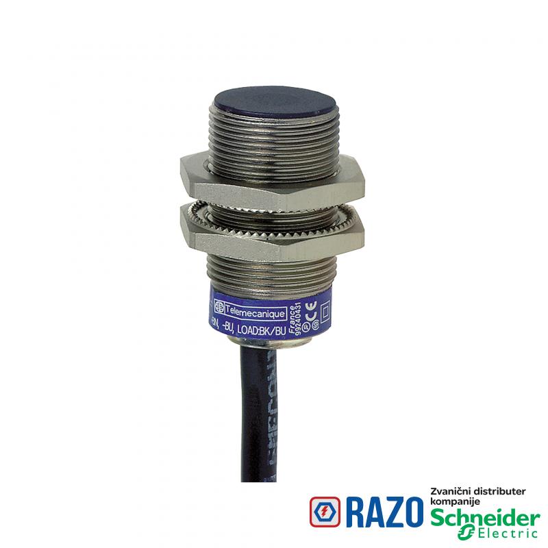 induktivni senzor XS1 M18 - D37mm - mesing - Sn5mm - 12..24VDC - kabl 2m 