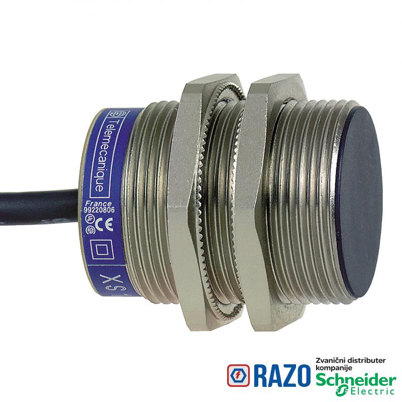 induktivni senzor XS1 M30 - L43mm - mesing - Sn20mm - 12..24VDC - kabl 2m 