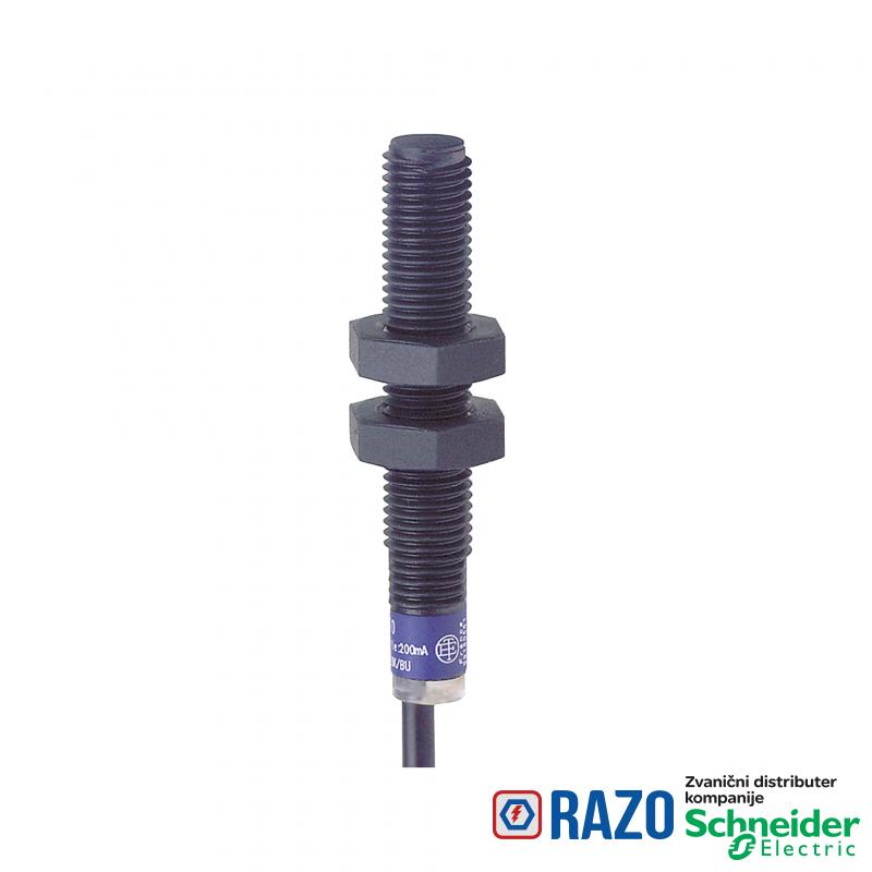 induktivni senzor XS4 M8 - D50mm - PPS - Sn2.5mm - 24..240VAC/DC - kabl 2m 
