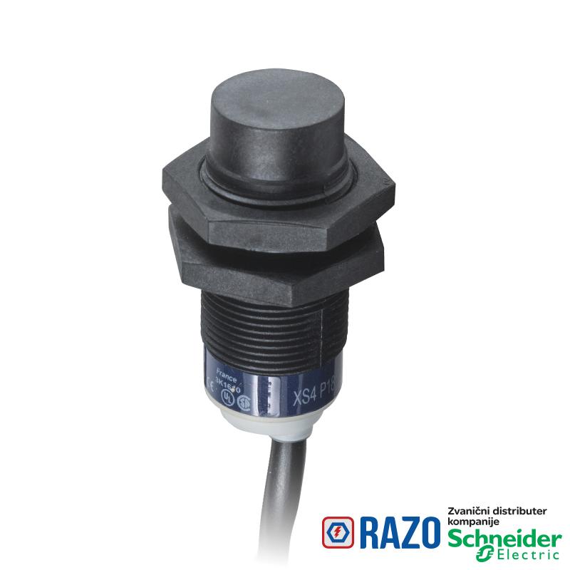 induktivni senzor XS4 M18 - D41mm - PBT - Sn8mm - 24..48VDC - kabl 2m 