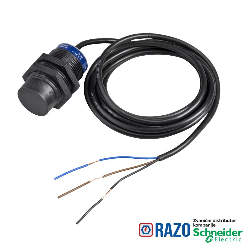 induktivni senzor XS4 M30 - D53mm - PBT - Sn15mm - 12..24VDC - kabl 2m 