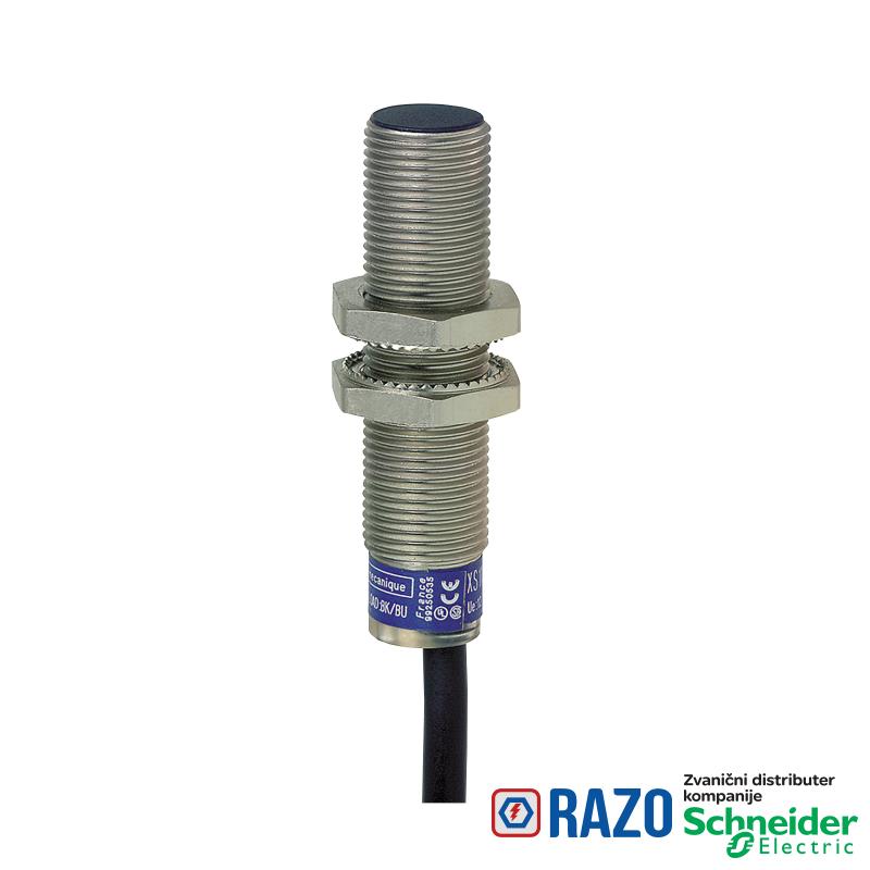 induktivni senzor XS6 M12 - L50mm - mesing - Sn4mm - 12..48VDC - kabl 10m 