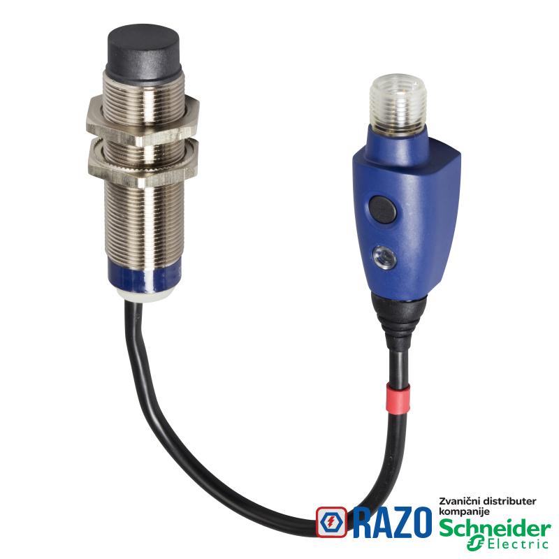 induktivni senzor XS6 M18 - D60mm - mesing - Sn9mm - 12..24VDC - M12 0.15m 