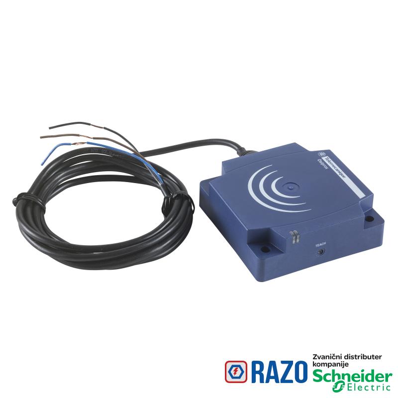 induktivni senzor XS8 80x80x26 - PBT - Sn60mm - 24..240VAC/DC - kabl 2m 
