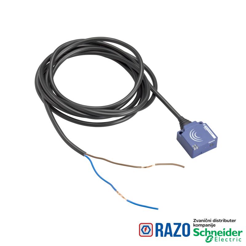 induktivni senzor XS8 26x26x13 - PBT - Sn15mm - 24..240VAC/DC - kabl 2m 