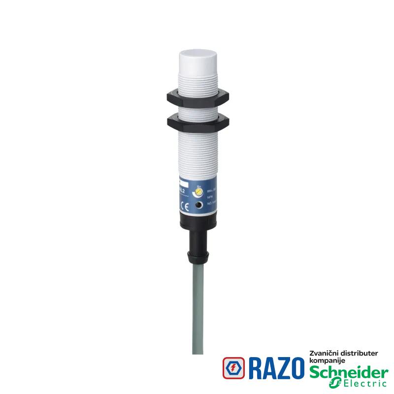 kapacitivni senzor - XT1 - cilindrični M18 - plastični - Sn 8 mm - kabl 2m 