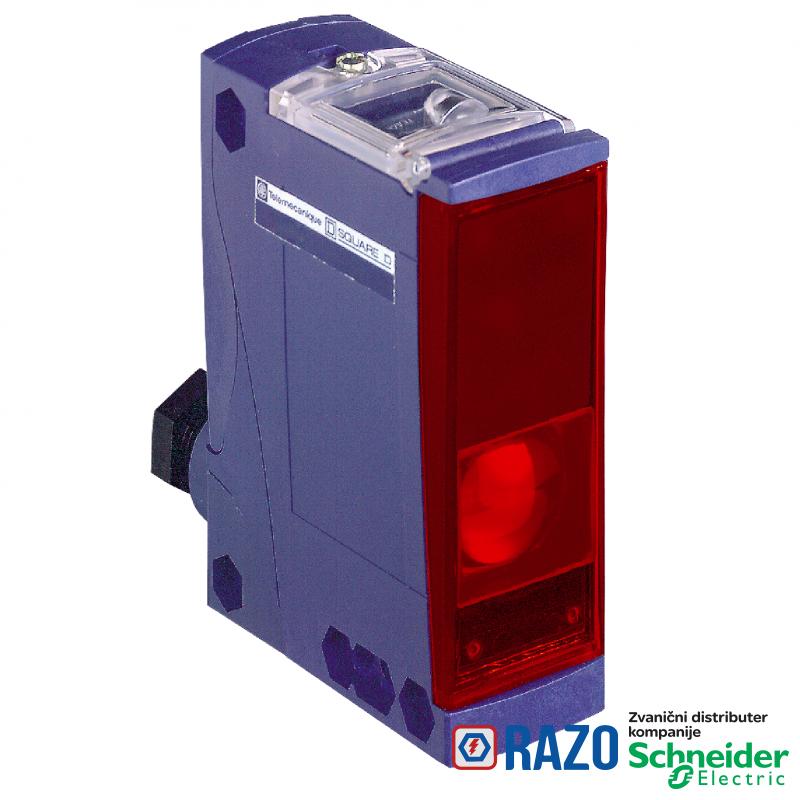 fotoelektrični senzor - XUX - predajnik - 24..240VAC/DC - priključci 