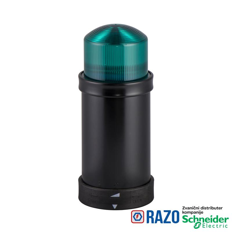 Ø 70 mm svetleća jedinica - trepćuća - zelena - IP65 - 24 V 