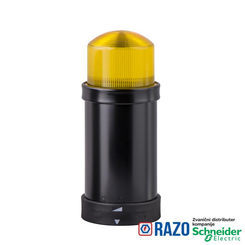 Ø 70 mm svetleća jedinica - trepćuća - žuta - IP65 - 230 V 