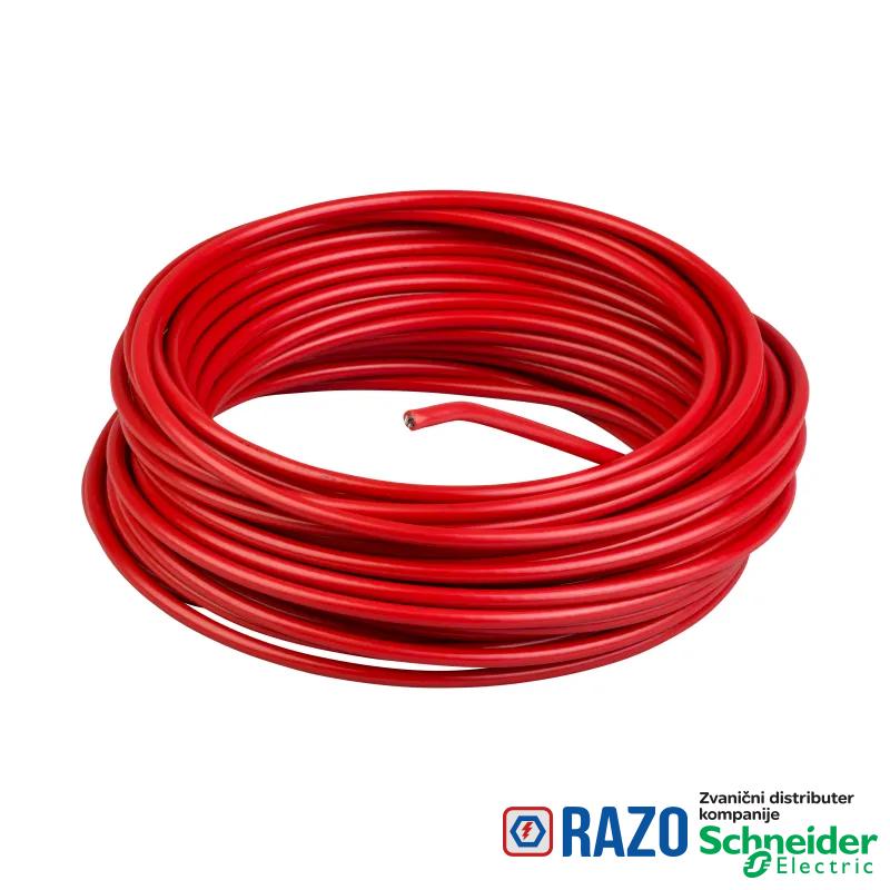 crveni galvanizovani kabl - Ø 3.2 mm - L 15.5 m - za XY2C 