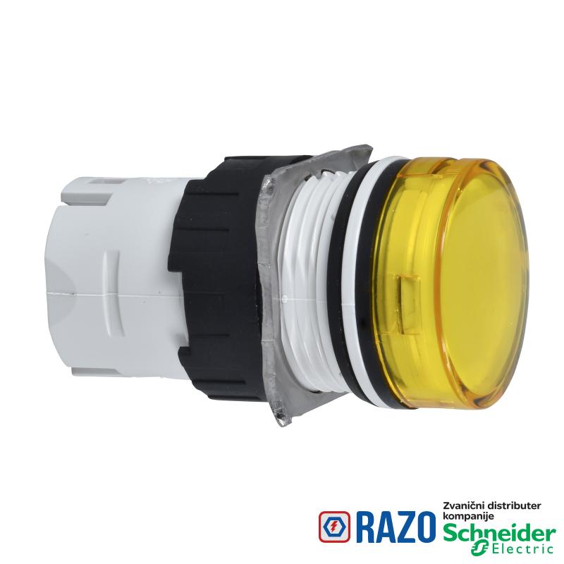 žuta glava signalne lampice Ø16 za integrisan LED 