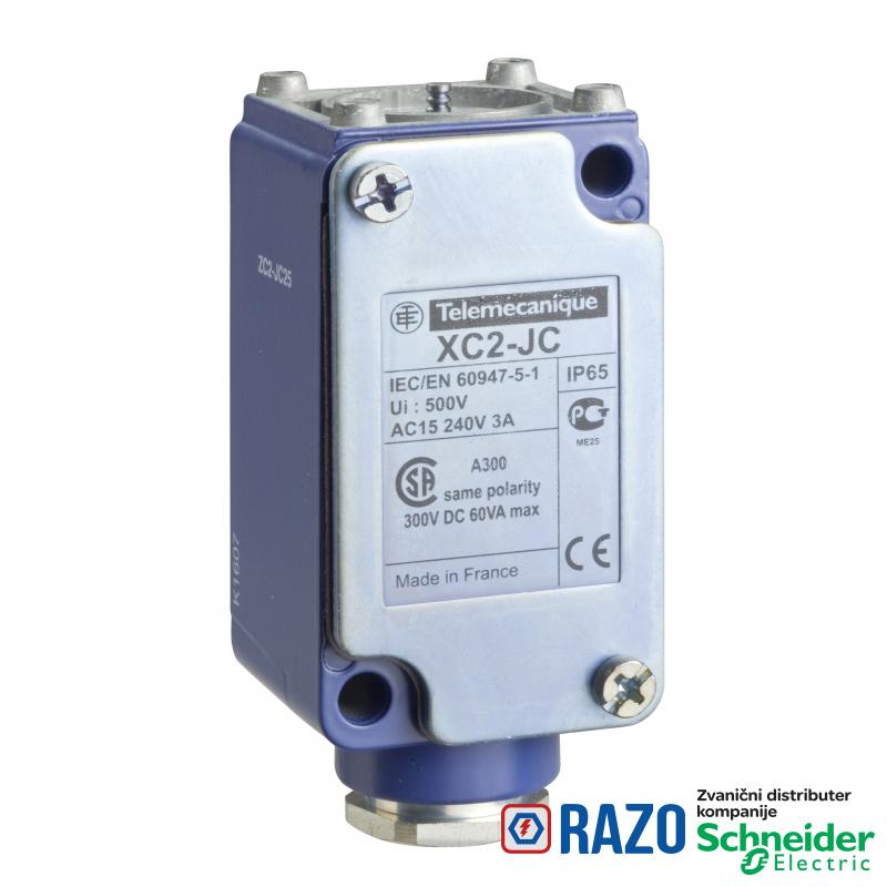 telo graničnog prekidača ZC2J - fiksni - bez displeja - 2C/O 