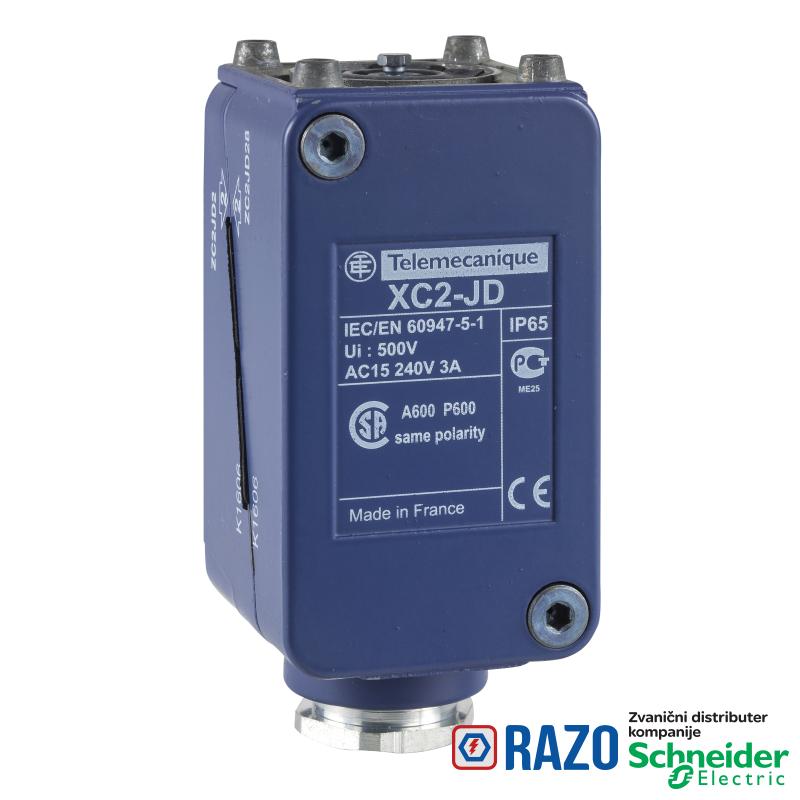 telo graničnog prekidača ZC2J - utični - bez displeja - 2C/O 