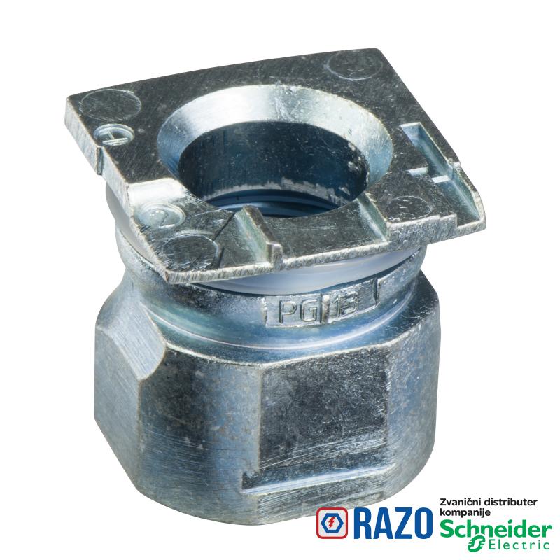 priključak za uvodnicu - Pg 13.5 - za granični prekidač - metalno telo 