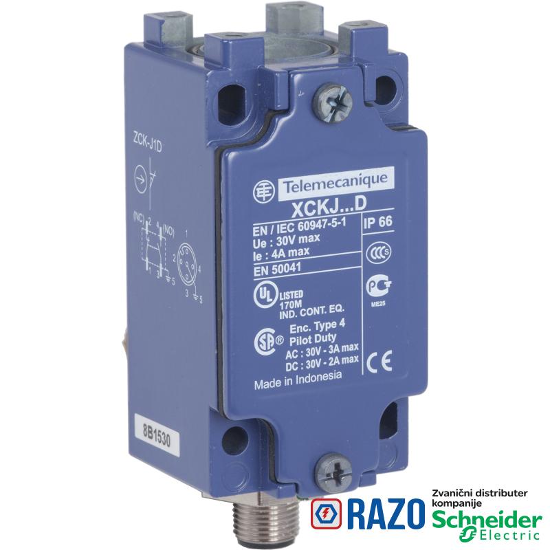 telo graničnog prekidača ZCKJ - fiksni - bez displeja - 1NC+1NO - trenutno - M12 