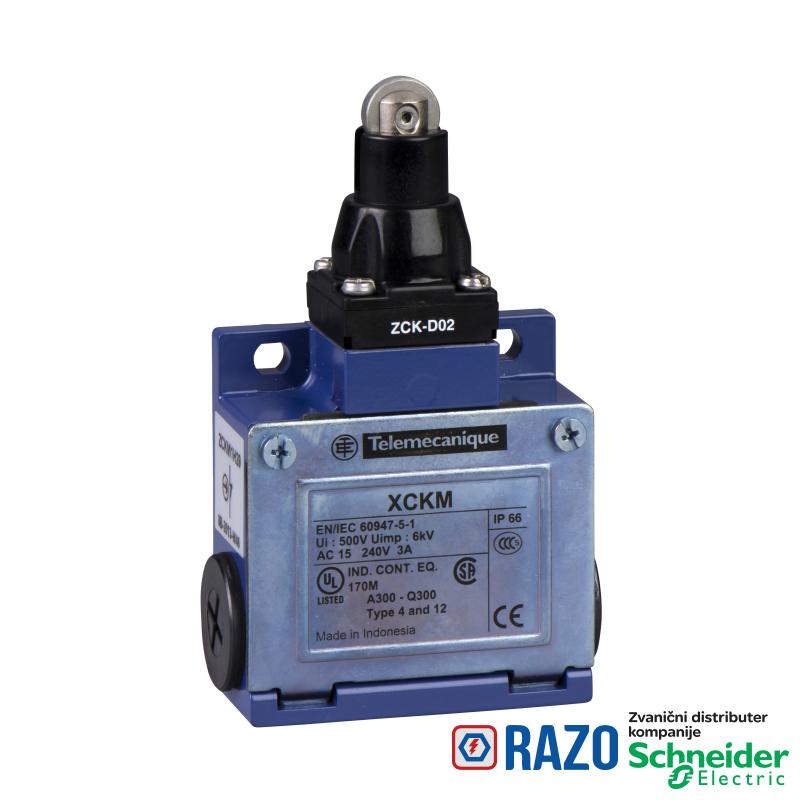 telo graničnog prekidača ZCKML - 2x(1NC+1NO) - trenutno delovanje - Pg13.5 