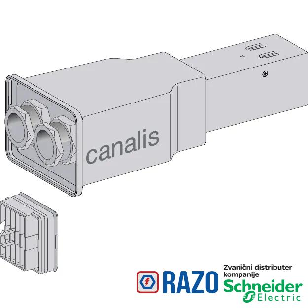 Canalis -napojna jedinica za KBB- 40A - leva montaža-2 kola - DALI kompatibilan 